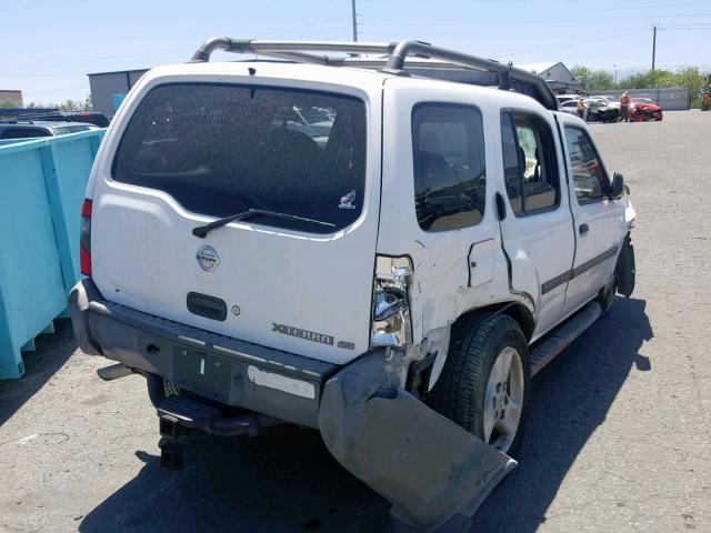 5N1ED28T23C675142 - 2003 NISSAN XTERRA XE WHITE photo 4