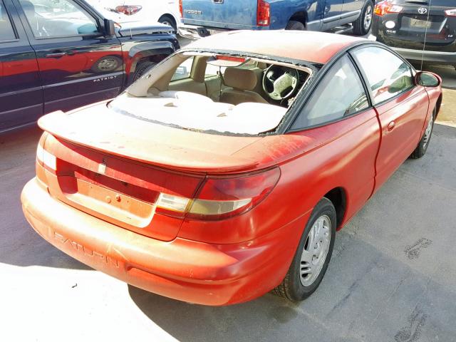 1G8ZY1278YZ125443 - 2000 SATURN SC2 RED photo 4