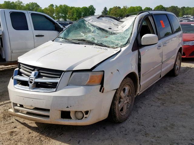 1D8HN54P68B139995 - 2008 DODGE GRAND CARA WHITE photo 2