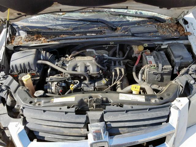 1D8HN54P68B139995 - 2008 DODGE GRAND CARA WHITE photo 7