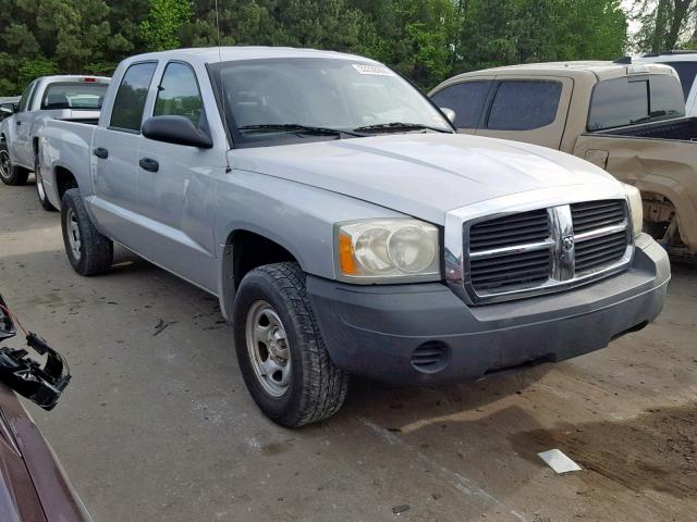 1D3HE28K96S684203 - 2006 DODGE DAKOTA QUA SILVER photo 1