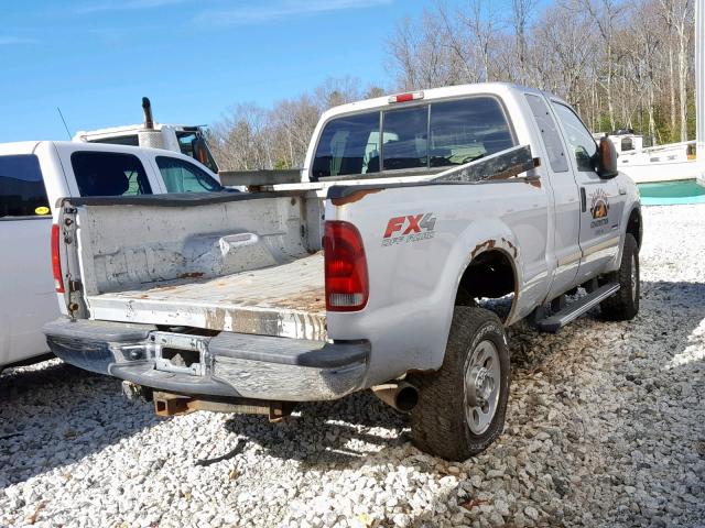 1FTWX31P55EA24243 - 2005 FORD F350 SRW S SILVER photo 4