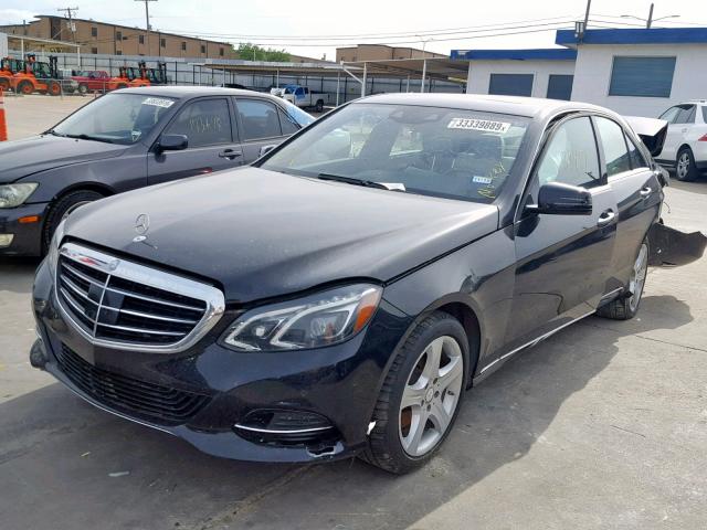 WDDHF5KB1EA926024 - 2014 MERCEDES-BENZ E 350 BLACK photo 2