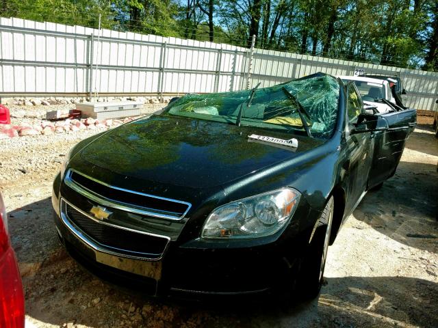 1G1ZH57BX94209717 - 2009 CHEVROLET MALIBU 1LT შავი ფოტო 2