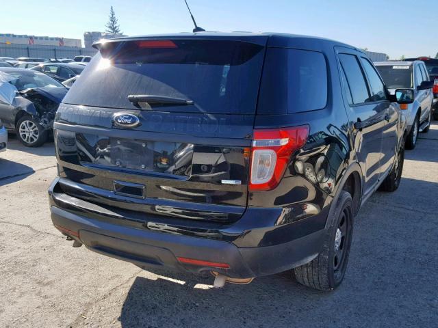 1FM5K8AR1DGC35687 - 2013 FORD EXPLORER P BLACK photo 4