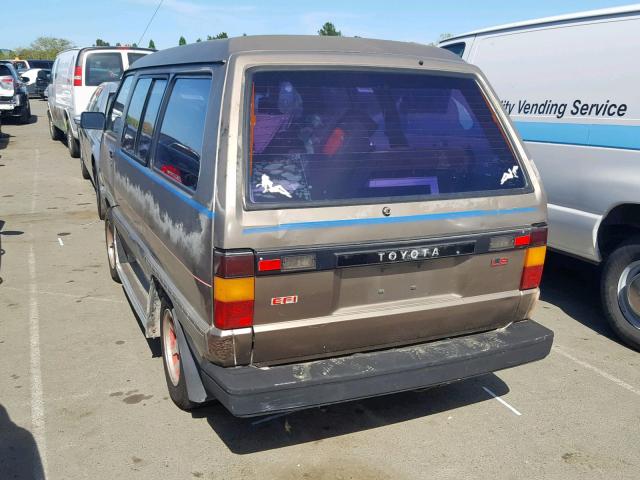 JT3YR26W1H5027954 - 1987 TOYOTA VAN WAGON TAN photo 3