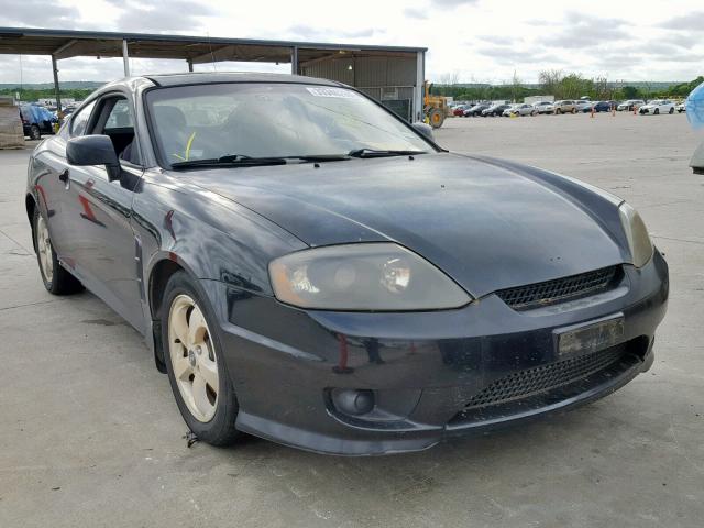 KMHHM65D15U184978 - 2005 HYUNDAI TIBURON BLACK photo 1