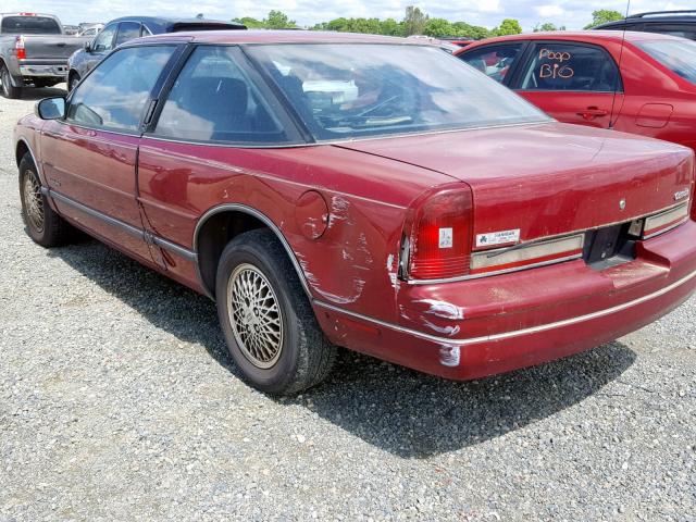 1G3WH14T1MD334839 - 1991 OLDSMOBILE CUTLASS SU RED photo 3