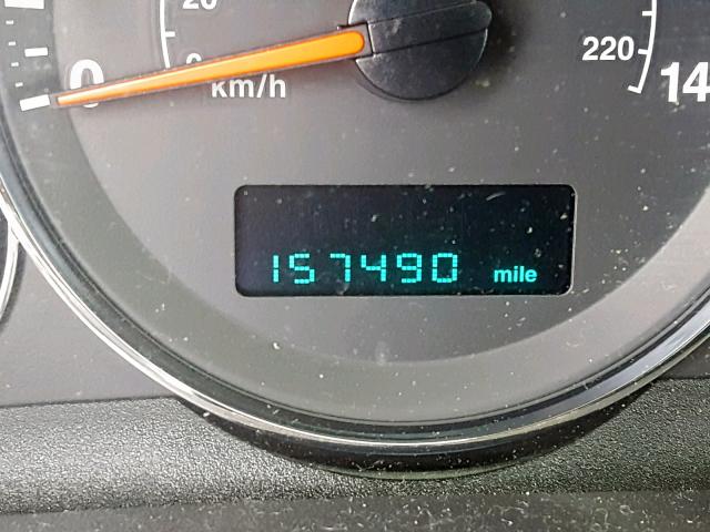 1J8HH58N97C580861 - 2007 JEEP COMMANDER SILVER photo 8