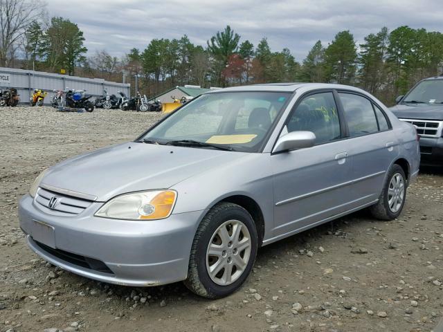 2HGES267X3H526329 - 2003 HONDA CIVIC EX SILVER photo 2