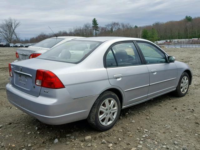2HGES267X3H526329 - 2003 HONDA CIVIC EX SILVER photo 4