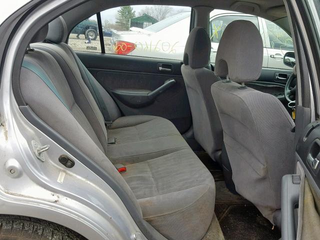 2HGES267X3H526329 - 2003 HONDA CIVIC EX SILVER photo 6