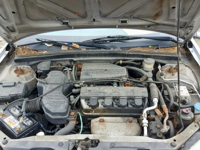 2HGES267X3H526329 - 2003 HONDA CIVIC EX SILVER photo 7