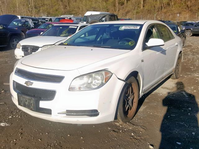 1G1ZH57B284221875 - 2008 CHEVROLET MALIBU 1LT 白色 照片 2