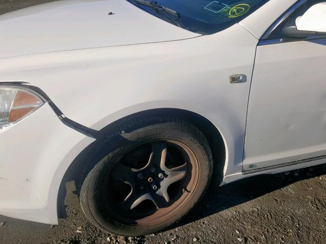 1G1ZH57B284221875 - 2008 CHEVROLET MALIBU 1LT 白色 照片 9