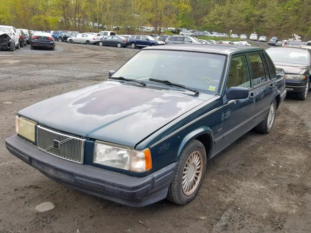 YV1JS8316R1171046 - 1994 VOLVO 940 GREEN photo 2