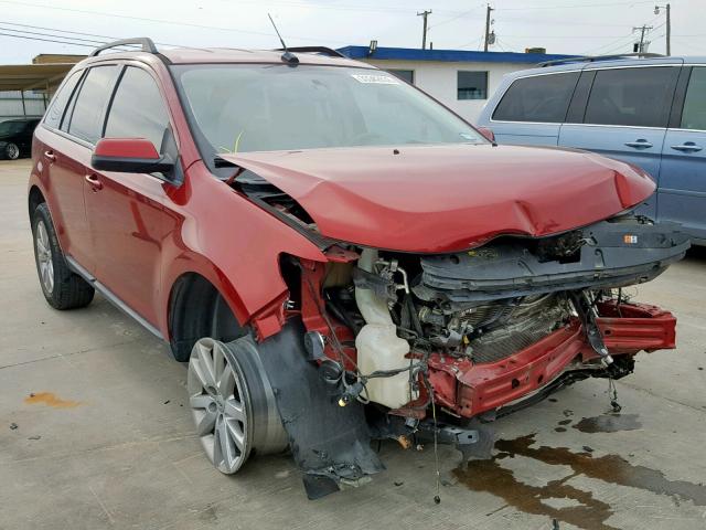 2FMDK3JC4DBC21431 - 2013 FORD EDGE SEL BURGUNDY photo 1