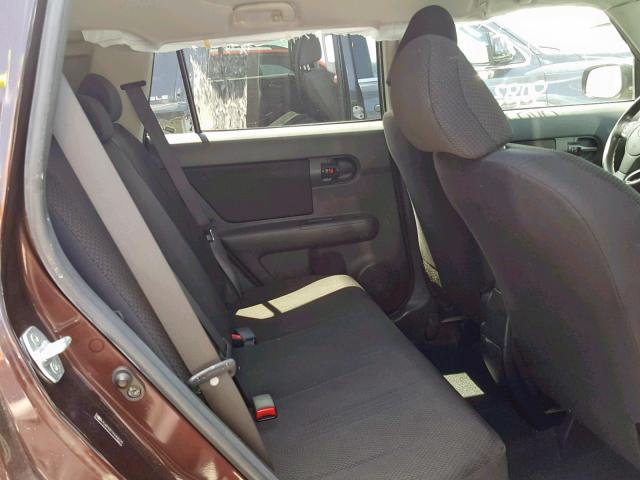 JTLKE50E191094775 - 2009 TOYOTA SCION XB 勃艮第红 照片 6