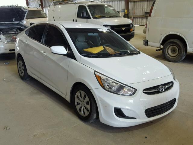 KMHCT4AE7GU140387 - 2016 HYUNDAI ACCENT SE WHITE photo 1