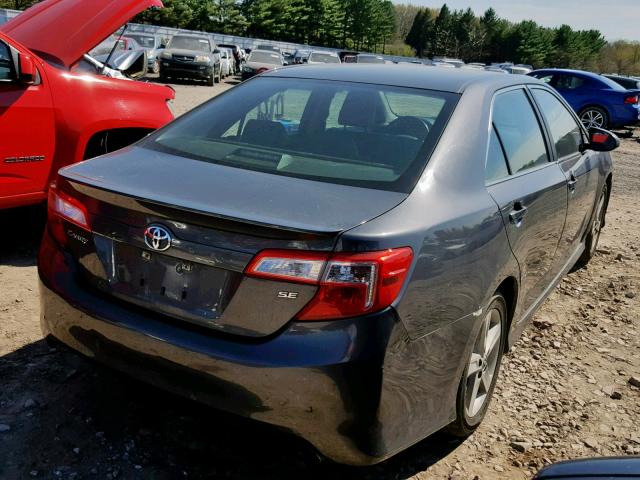 4T1BF1FKXCU028547 - 2012 TOYOTA CAMRY BASE 灰色 照片 4
