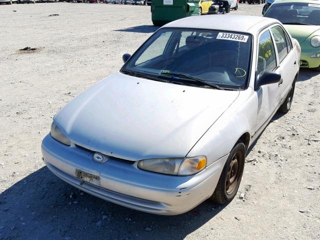 1Y1SK52861Z410295 - 2001 CHEVROLET GEO PRIZM SILVER photo 2