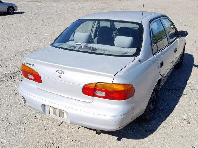 1Y1SK52861Z410295 - 2001 CHEVROLET GEO PRIZM SILVER photo 4