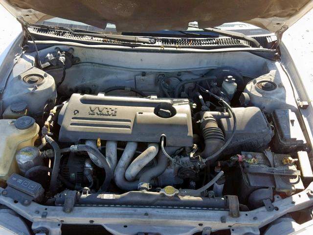 1Y1SK52861Z410295 - 2001 CHEVROLET GEO PRIZM SILVER photo 7