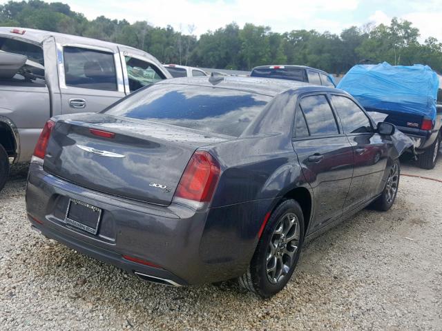 2C3CCAGG9FH904578 - 2015 CHRYSLER 300 S GRAY photo 4