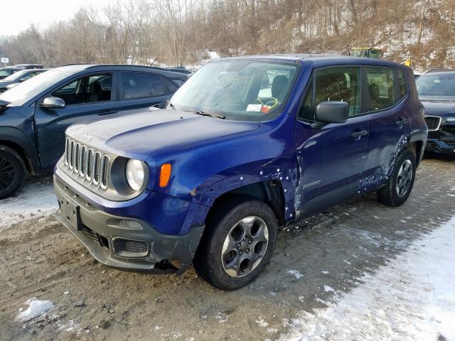 ZACCJBAW3GPC56775 - 2016 JEEP RENEGADE SPORT  photo 2