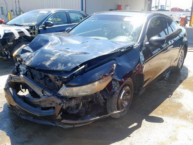 1HGCS22809A010591 - 2009 HONDA ACCORD EXL BLACK photo 2