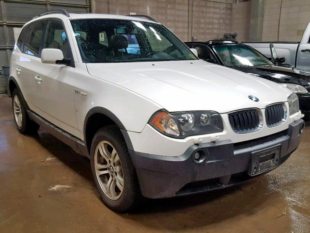 WBXPA93465WD03244 - 2005 BMW X3 3.0I WHITE photo 1