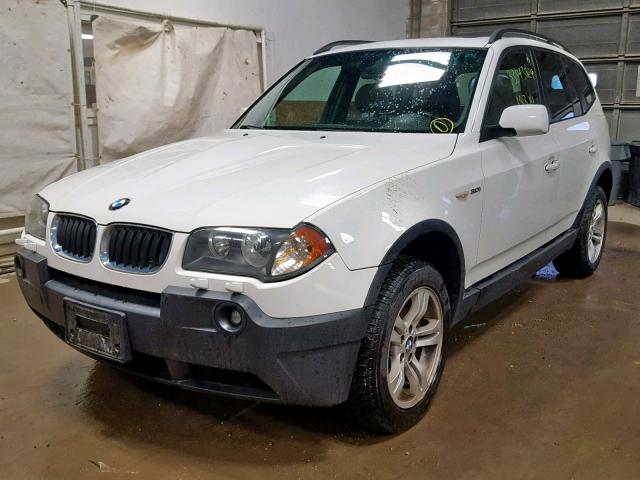 WBXPA93465WD03244 - 2005 BMW X3 3.0I WHITE photo 2