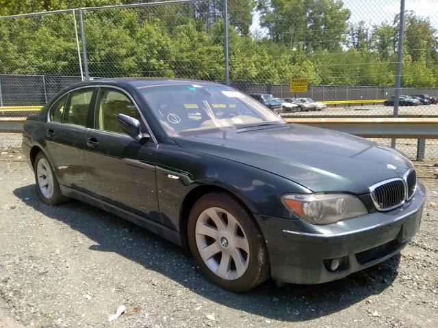 WBAHL835X7DT07904 - 2007 BMW 7 SERIES GREEN photo 1