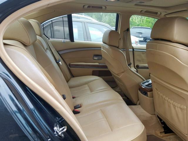 WBAHL835X7DT07904 - 2007 BMW 7 SERIES GREEN photo 6