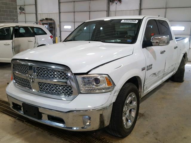 1C6RR7NTXDS710727 - 2013 RAM 1500 LARAM WHITE photo 2