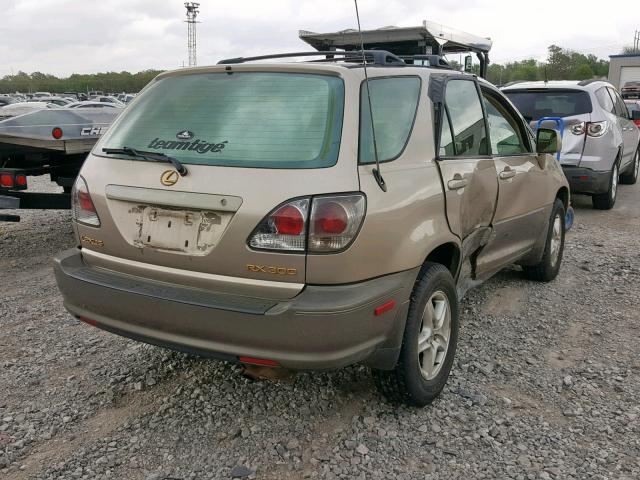 JTJHF10U920265106 - 2002 LEXUS RX 300 BEIGE photo 4