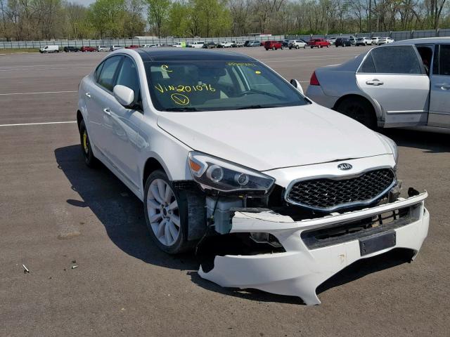 KNALN4D77G5201076 - 2016 KIA CADENZA LU WHITE photo 1