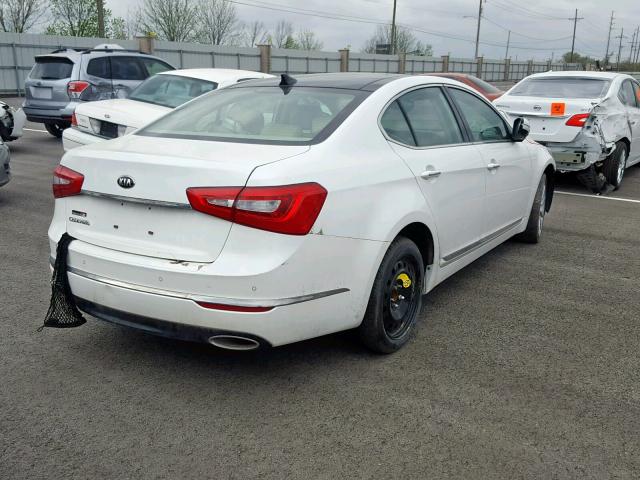 KNALN4D77G5201076 - 2016 KIA CADENZA LU WHITE photo 4