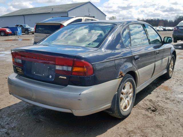 4S3BE686637202438 - 2003 SUBARU LEGACY OUT BLUE photo 4