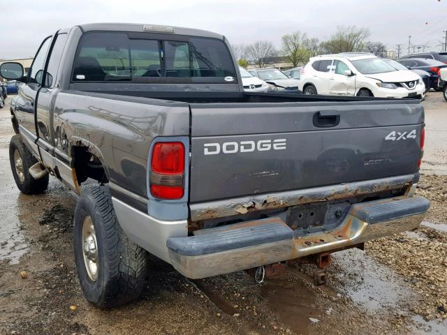 3B7KF23Z42M244764 - 2002 DODGE RAM 2500 GRAY photo 3