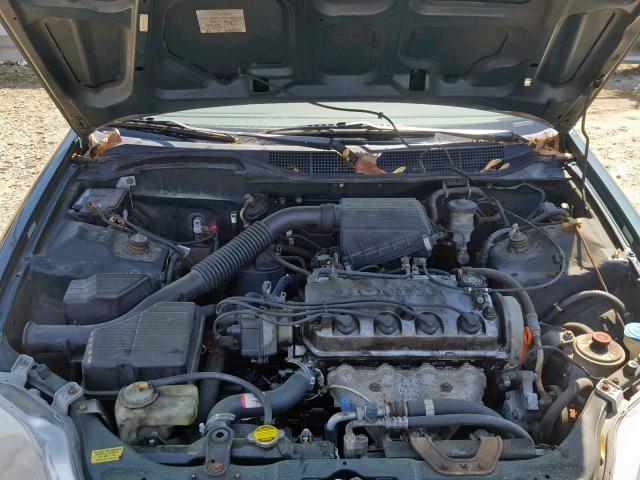 2HGEJ6612YH550556 - 2000 HONDA CIVIC BASE GREEN photo 7