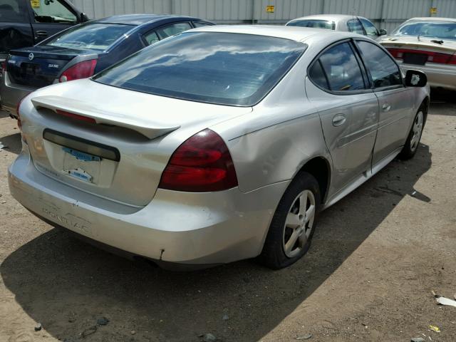 2G2WP552961127635 - 2006 PONTIAC GRAND PRIX ვერცხლისფერი ფოტო 4