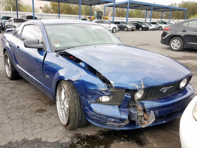 1ZVFT82H065228625 - 2006 FORD MUSTANG GT BLUE photo 1