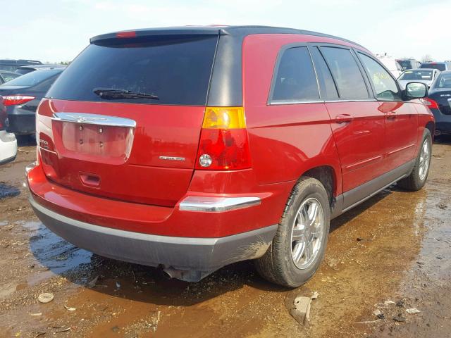 2A8GF68446R920258 - 2006 CHRYSLER PACIFICA T RED photo 4