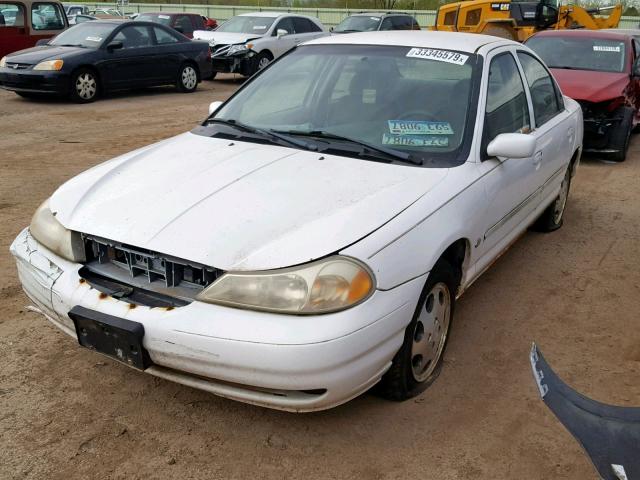 1MEFM6539WK659145 - 1998 MERCURY MYSTIQUE B WHITE photo 2