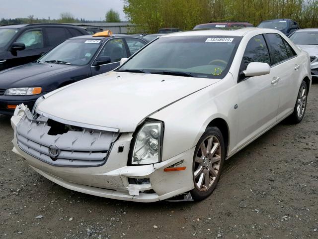 1G6DC67A850190456 - 2005 CADILLAC STS WHITE photo 2