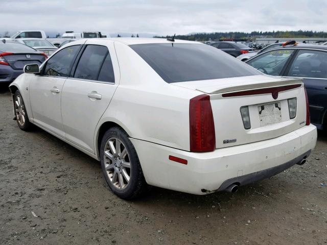 1G6DC67A850190456 - 2005 CADILLAC STS WHITE photo 3