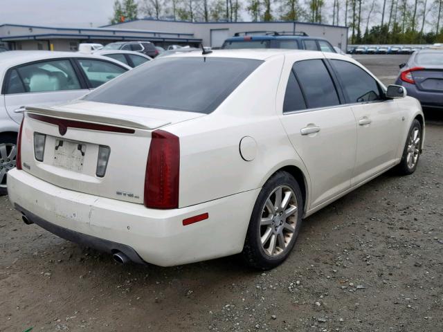 1G6DC67A850190456 - 2005 CADILLAC STS WHITE photo 4