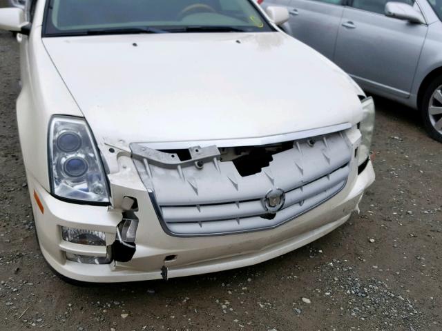 1G6DC67A850190456 - 2005 CADILLAC STS WHITE photo 9