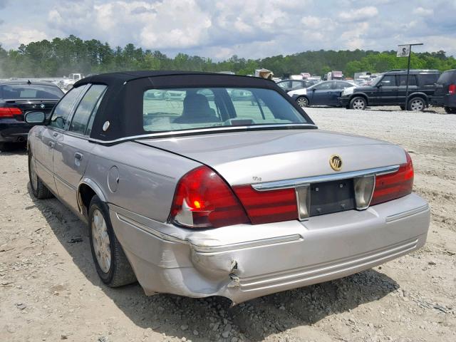 2MEFM75W54X624919 - 2004 MERCURY GRAND MARQ GRAY photo 3